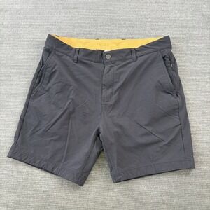 Avalon Performance Golf Shorts Mens 34W Dark Gray Stretch 7" Inseam Lightweight